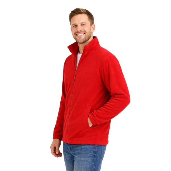 Bluza polarowa uniwersalna czerwona roz. S